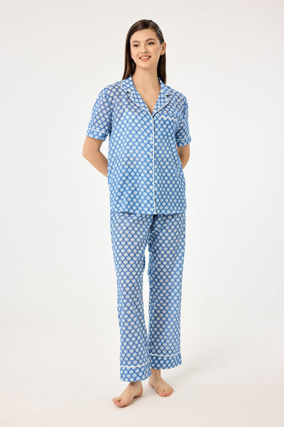 Mini papatya desenli Hera Pijama Takım