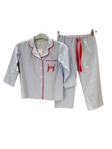 Pijamare Mini Unisex Çocuk Pijama Takım / Kırmızı biyeli