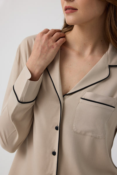 Taş rengi Hera Pijama Takım