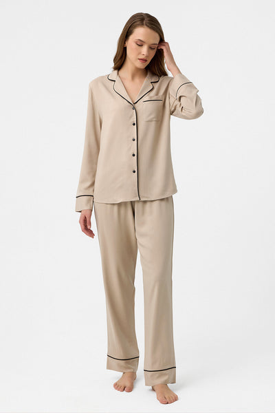 Taş rengi Hera Pijama Takım