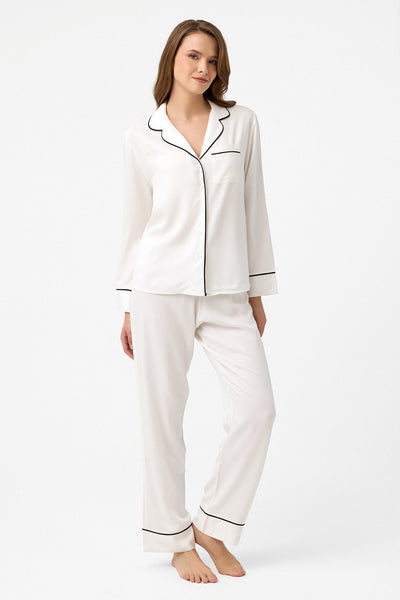 Ekru Hera Pijama Takım