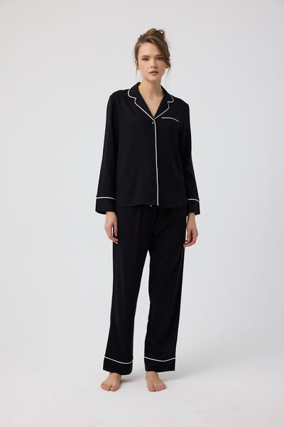 Siyah Hera Pijama Takım