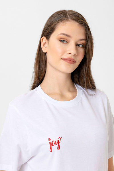 Mavi çizgili Lara Pijama Alt &  Poena Tshirt