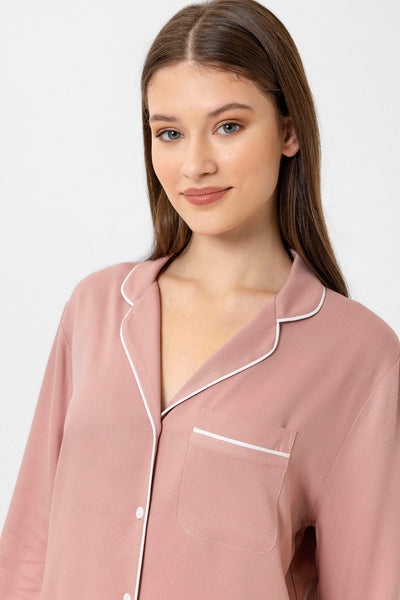 Gül kurusu renkli Hera Pijama Takım