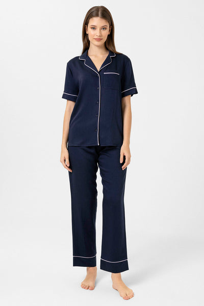 Lacivert Hera Pijama Takım