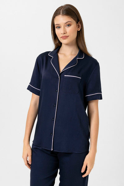 Lacivert Hera Pijama Takım