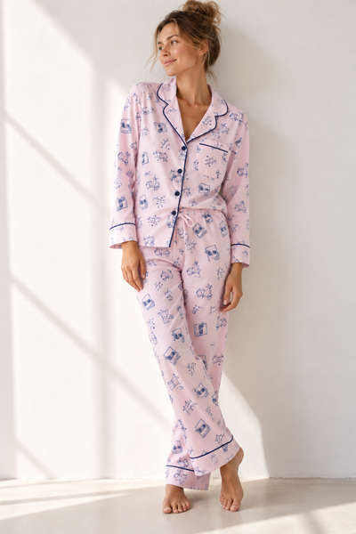Roma desenli Hera Pijama Takım