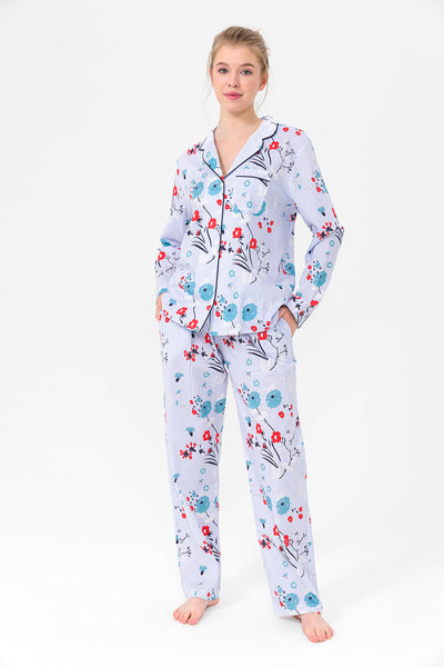 Çiçek desenli Lara Pijama Takım