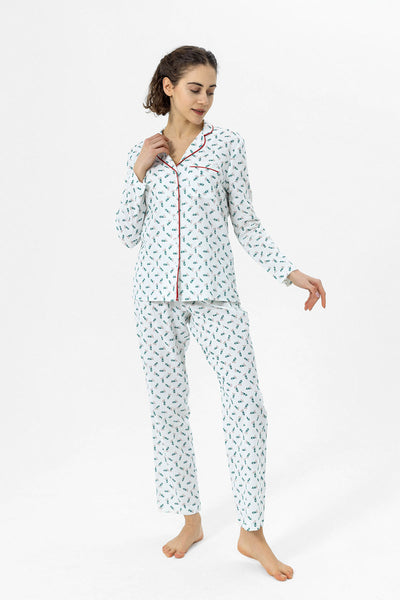 Şile bezi kumaş Lara Pijama Takım